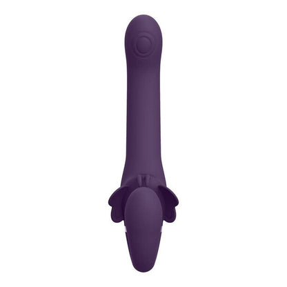 Vive SATU - Purple 23 cm USB Rechargeable Strapless Strap-On - VIVE033PUR