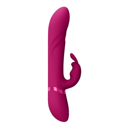 VIVE Nari - Pink - Pink 24.1 cm USB Rechargeable Rabbit Vibrator - VIVE053PNK