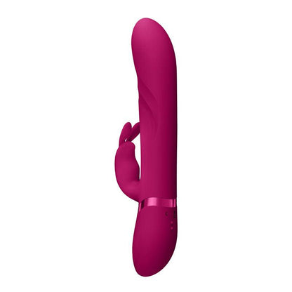 VIVE Nari - Pink - Pink 24.1 cm USB Rechargeable Rabbit Vibrator - VIVE053PNK