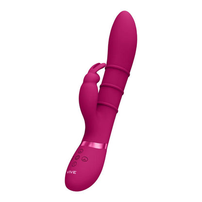 VIVE Sora - Pink - Pink 24.2 cm USB Rechargeable Rabbit Vibrator - VIVE054PNK