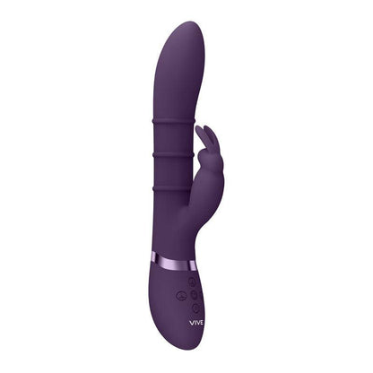 VIVE Sora - Purple - Purple 24.2 cm USB Rechargeable Rabbit Vibrator - VIVE054PUR