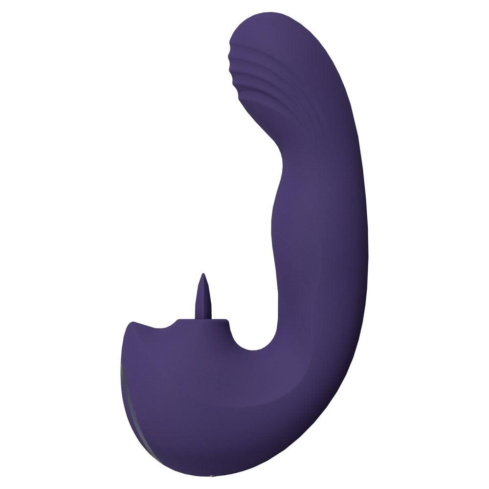 VIVE Yumi - Purple - Purple USB Rechargeable Triple Motor Vibrator - VIVE060PUR