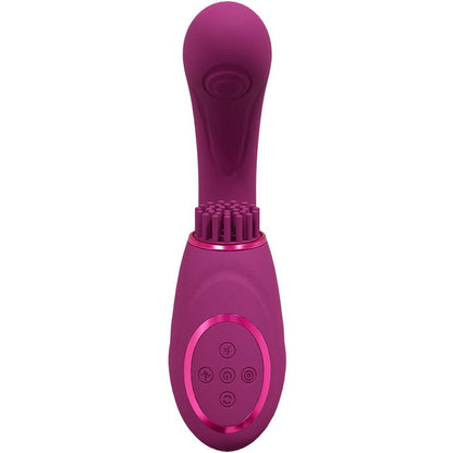 VIVE Gen - Pink - Pink USB Rechargeable Triple Motor Vibrator - VIVE061PNK