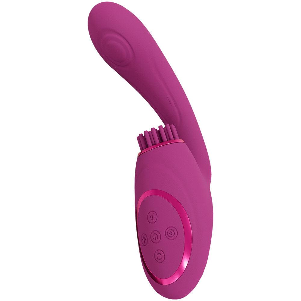 VIVE Gen - Pink - Pink USB Rechargeable Triple Motor Vibrator - VIVE061PNK