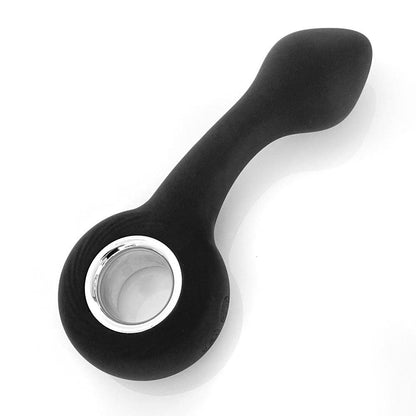 VERS Rechargeable Silicone G Spot Vibe - Black 13.8 cm USB Rechargeable Vibrator - VRS-2202