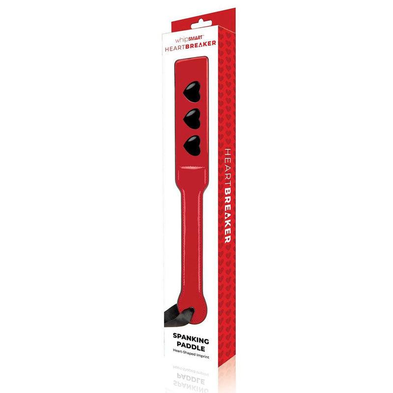 WhipSmart Heartbreaker Spanking Paddle - Red Spanking Paddle - WS1036