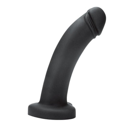 WhipSmart Heartbreaker 7'' Heart Base Dildo - Black 17.8 cm Dong with Heart Shaped Base - WS1044