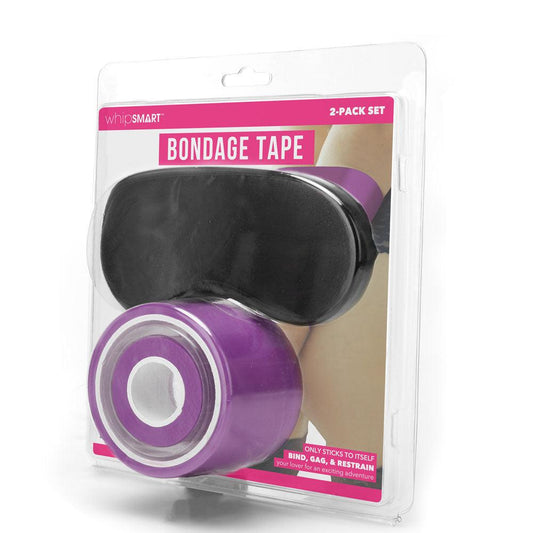 WhipSmart Bondage Tape - Purple 30 Metre - With Bonus Eye Mask - WS1060-PUR