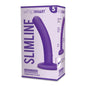 WhipSmart 5'' Slimline Rechargeable Vibrating Dildo - Purple 12.7 cm USB Rechargeable Dildo - WS3011-PUR