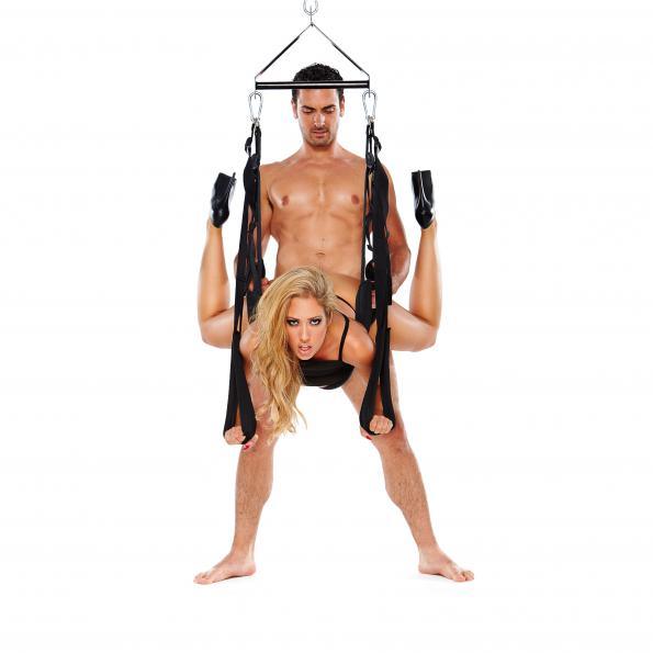 WhipSmart Pleasure Swing - Black Adjustable Swing - WS969-10