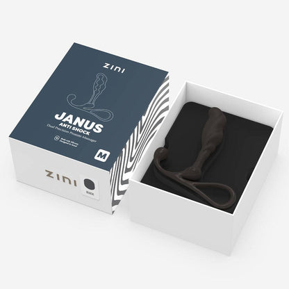 Zini Janus Anti Shock - Medium - Black Medium Prostate Massager - ZA502