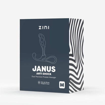 Zini Janus Anti Shock - Medium - Black Medium Prostate Massager - ZA502