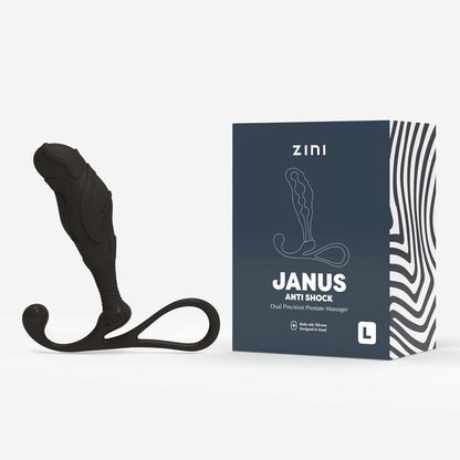 Zini Janus Anti Shock - Large - Black Large Prostate Massager - ZA503