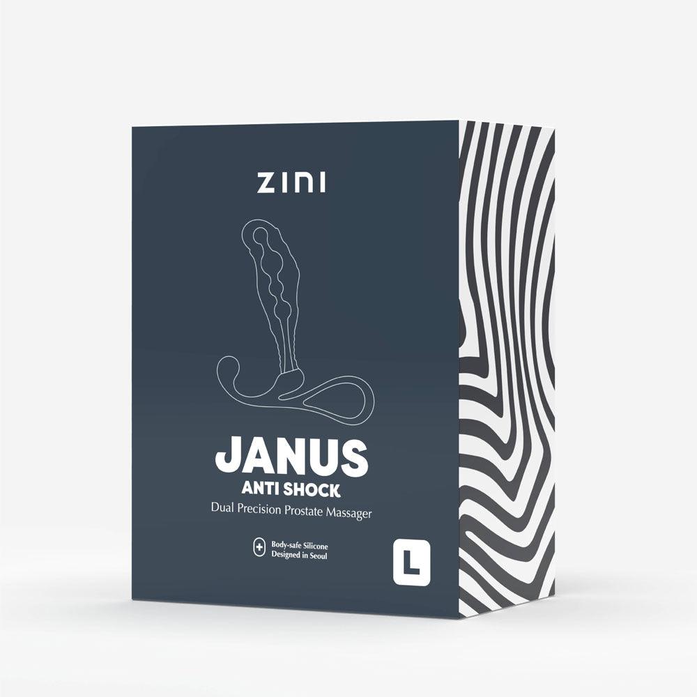 Zini Janus Anti Shock - Large - Black Large Prostate Massager - ZA503