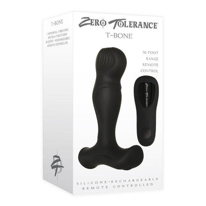 Zero Tolerance T-Bone - Black USB Rechargeable Vibrating Prostate Massager - ZE-AP-6030-2