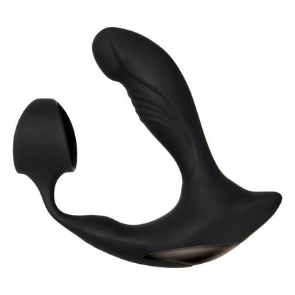 Zero Tolerance Strapped & Tapped - Black USB Rechargeable Heating Anal Plug with Cock Ring - ZE-AP-6290-2