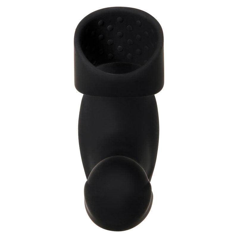 Zero Tolerance Strapped & Tapped - Black USB Rechargeable Heating Anal Plug with Cock Ring - ZE-AP-6290-2