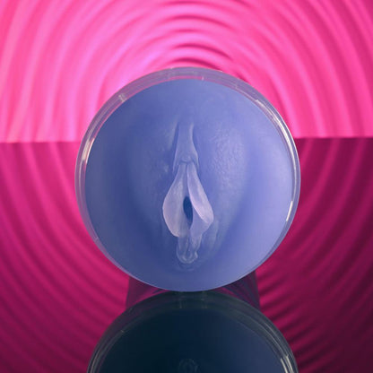 Zero Tolerance POP ON THE GLOW - Glow in Dark Purple Vagina Stroker - ZE-MS-5575-2