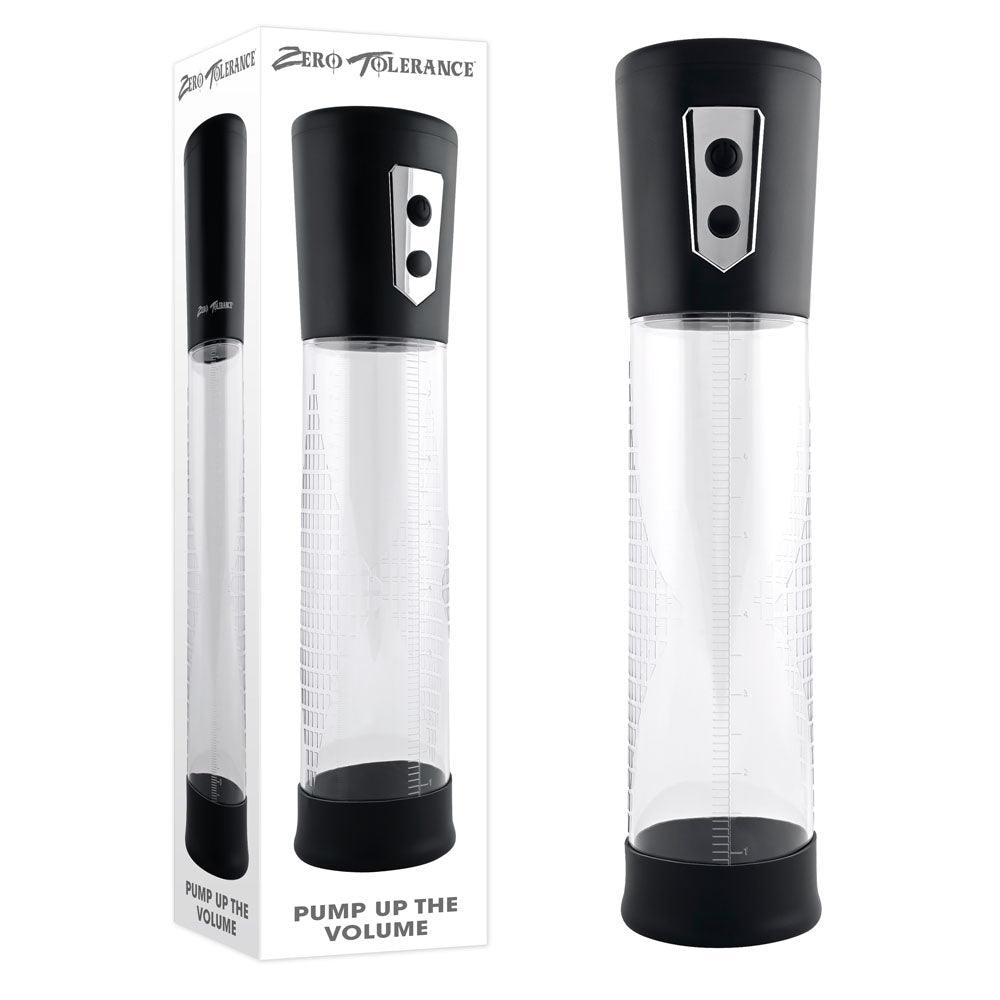 Zero Tolerance PUMP UP THE VOLUME - Clear Automatic Penis Pump - ZE-PP-2857-2