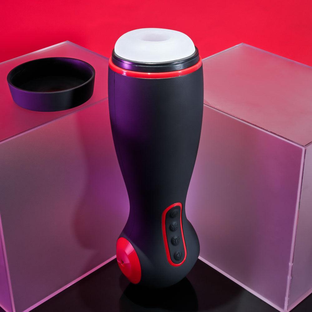 Zero Tolerance TIGHT SQUEEZE - USB Rechargeable Vibrating, Squeezing & Talking Stroker - ZE-RS-2567-2