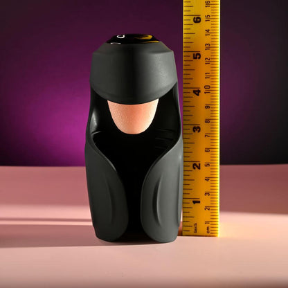 Zero Tolerance LICK THE TIP - Black USB Rechargeable Vibrating & Flicking Masturbator - ZE-RS-4134-2