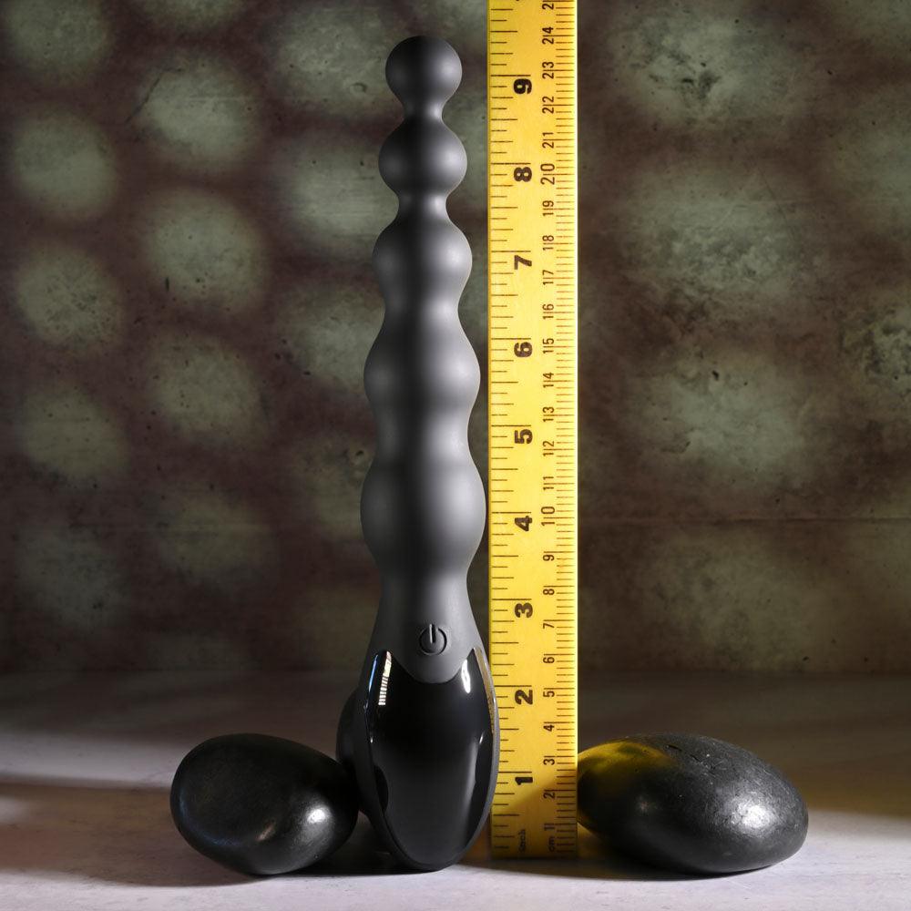 Zero Tolerance BACKDOOR BATON - Black 24 cm USB Rechargeable Vibrating Anal Beads - ZE-RS-5155-2