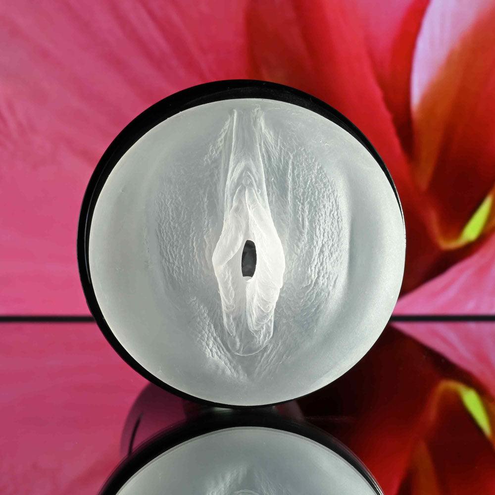 Zero Tolerance HOLD TIGHT - Clear USB Rechargeable Vibrating Vagina Stroker - ZE-RS-5179-2