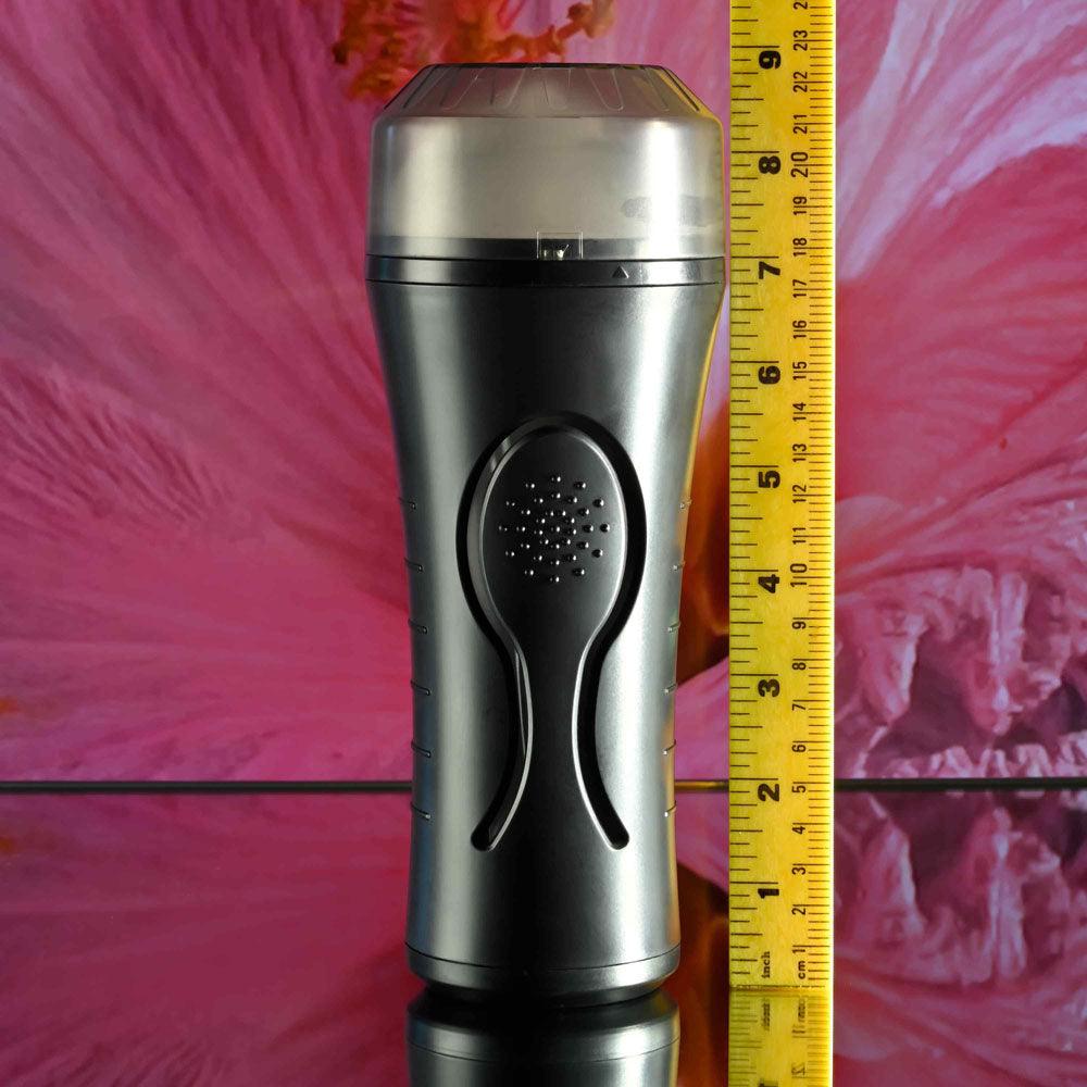 Zero Tolerance HOLD TIGHT - Clear USB Rechargeable Vibrating Vagina Stroker - ZE-RS-5179-2