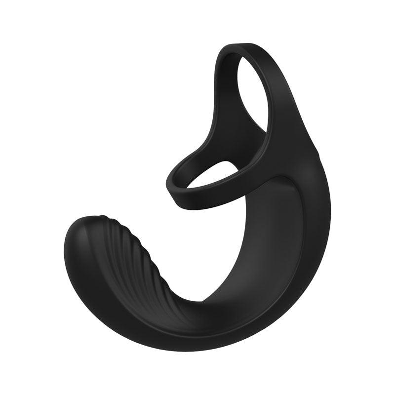 Zero Tolerance Vibrating Ball Cradle - Black USB Rechargeable Vibrating Cock Ring - ZE-RS-8485-2