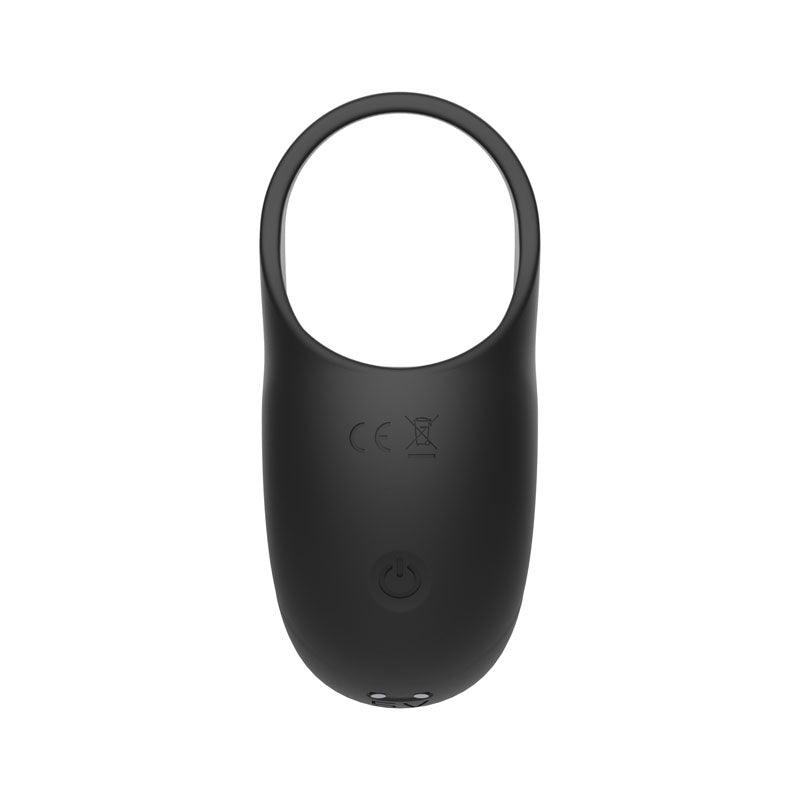 Zero Tolerance Vibrating Ball Cradle - Black USB Rechargeable Vibrating Cock Ring - ZE-RS-8485-2