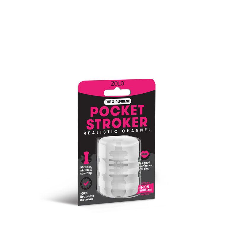 Zolo Girlfriend Pocket Stroker - Clear Mini Stroker - ZO-6003