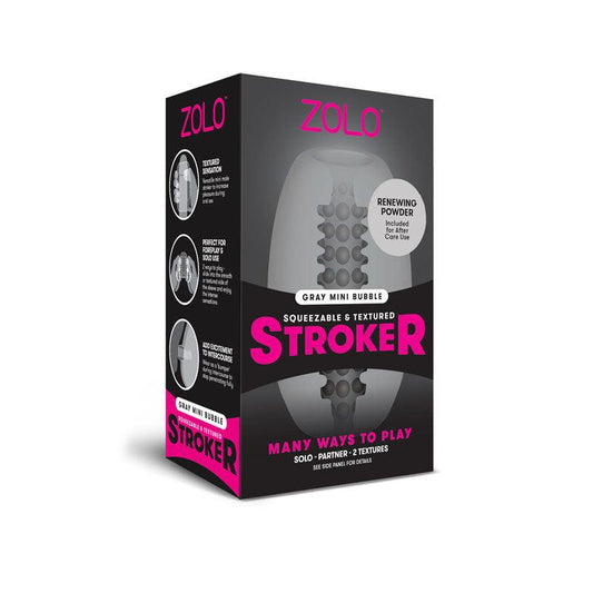 Zolo Grey Mini Bubble Stroker - Grey Mini Stroker - ZO-6027