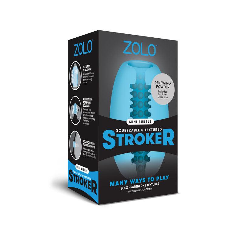 Zolo Mini Bubble Stroker - Blue Mini Stroker - ZO-6028