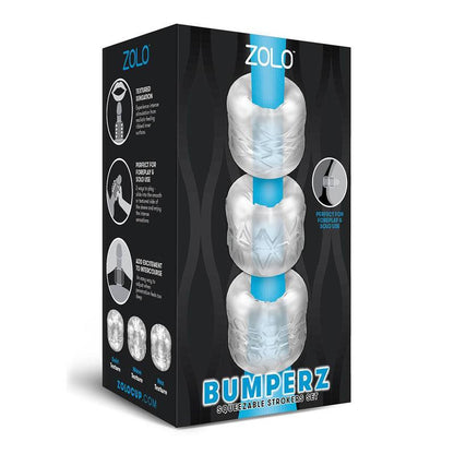 Zolo Bumperz - Clear Mini Blowjob Stroker Set - ZO-6044