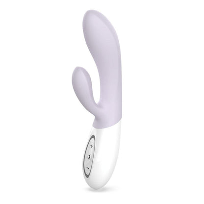 Zini Dew - Purple Hydrangea 20 cm USB Rechargeable Rabbit Vibrator - ZV201