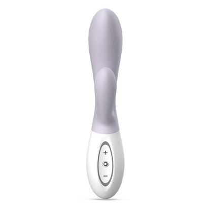 Zini Dew - Purple Hydrangea 20 cm USB Rechargeable Rabbit Vibrator - ZV201