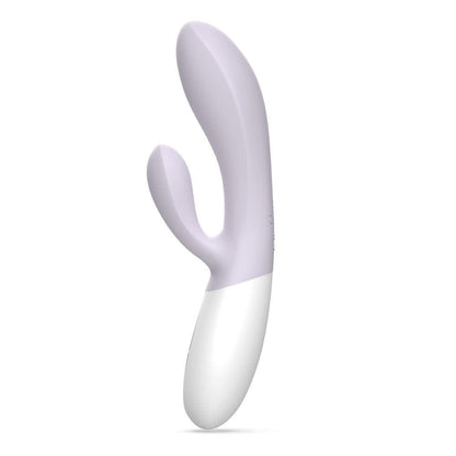 Zini Dew - Purple Hydrangea 20 cm USB Rechargeable Rabbit Vibrator - ZV201