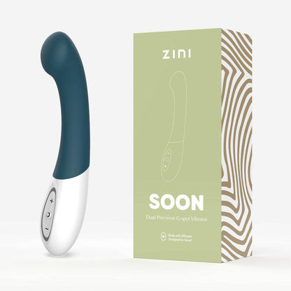 Zini Soon - Legion Blue 20 cm USB Rechargeable Vibrator - ZV202